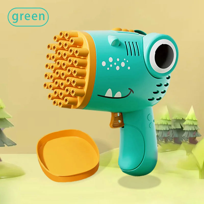 40 Bubbles Dinosaur Gun