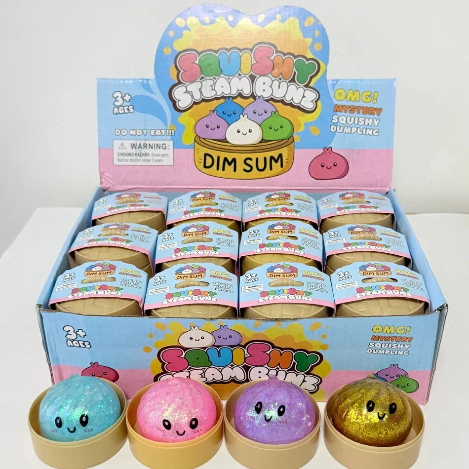 Glitter Dumpling Squishy with Box
